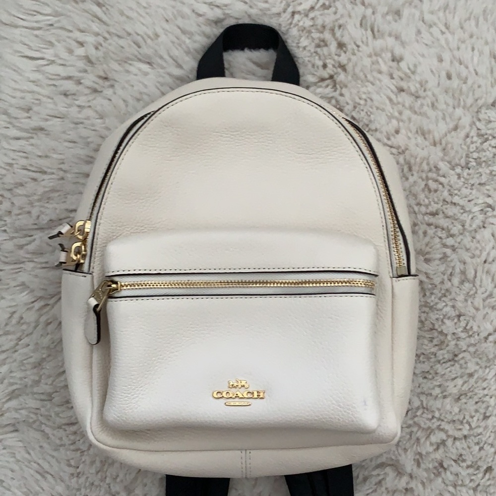 Coach Mini Charlie Backpack - White
